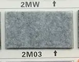 2 мм Толстая фетровая ткань серый полиэстер DIY ручной работы материал жесткий Feutrine ширина 91 см 50 ярдов один рулон - Цвет: 2M03 LT GRAY