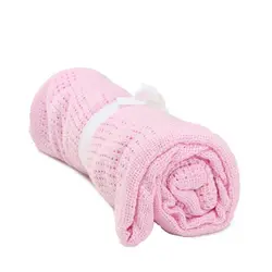 Для новорожденных Одеяла супер Мягкий хлопок крючком Лето Карамельный цвет Опора кроватки Повседневное спальный кровать поставки