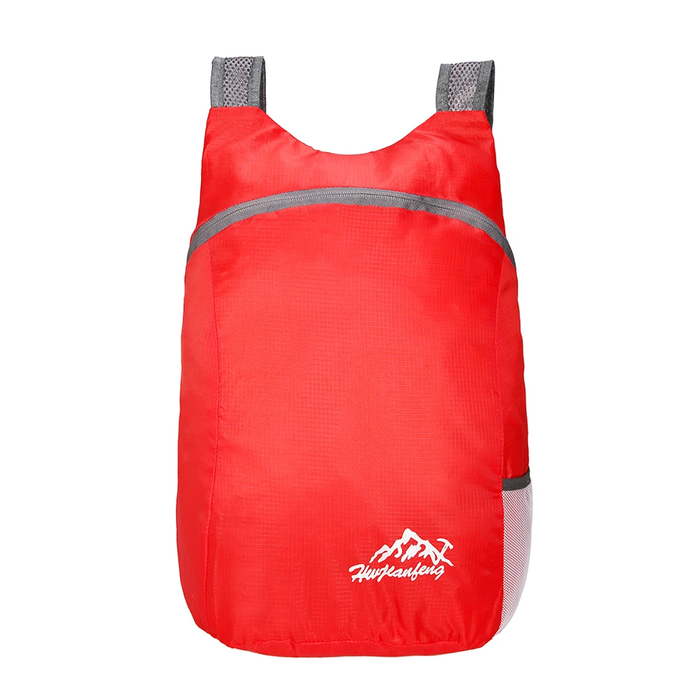  Outdoor Folding Backpack Waterproof Polyester and Breathable Shoulder Strap Light Portable Travel B - 4000012667889