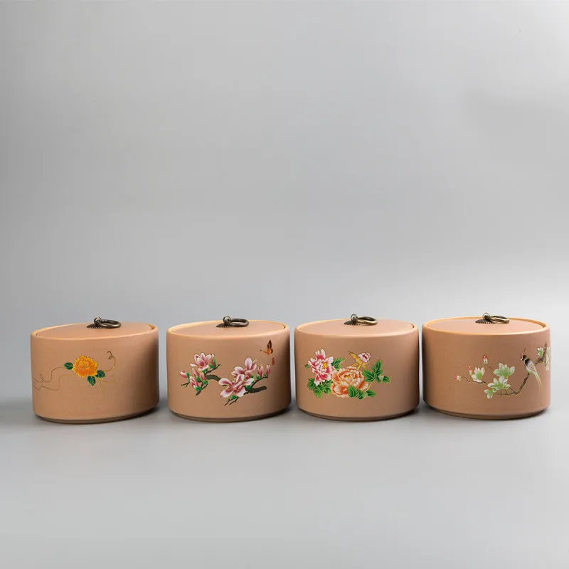 Jia-gui luo чайная коробка Китайский камень керамика сушеные фрукты кофе в зернах простой и элегантный стиль не