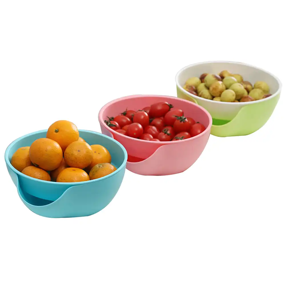 plastic snack bowl with shell holder double dish nut bowl fruit