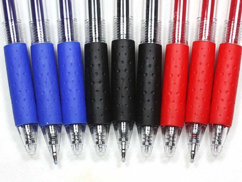 Aihao 4 12 шт. ящик выдвижной гелевая ручка 0 5 мм ролик мяч офис синего красного