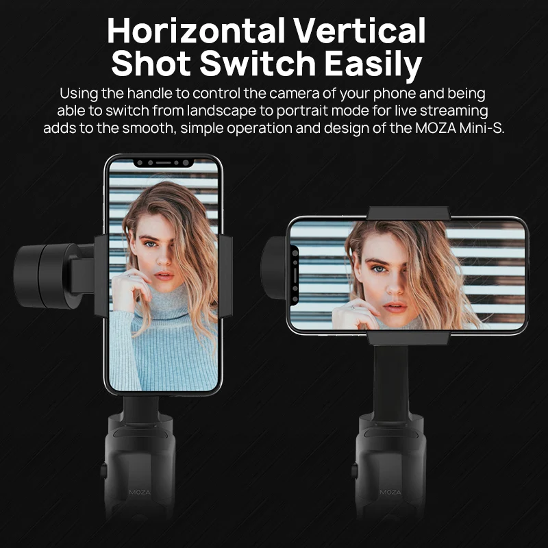 В наличии MOZA MINI S 3 осевой Складной Карманный Ручной Стабилизатор Gimbal для iPhone X samsung