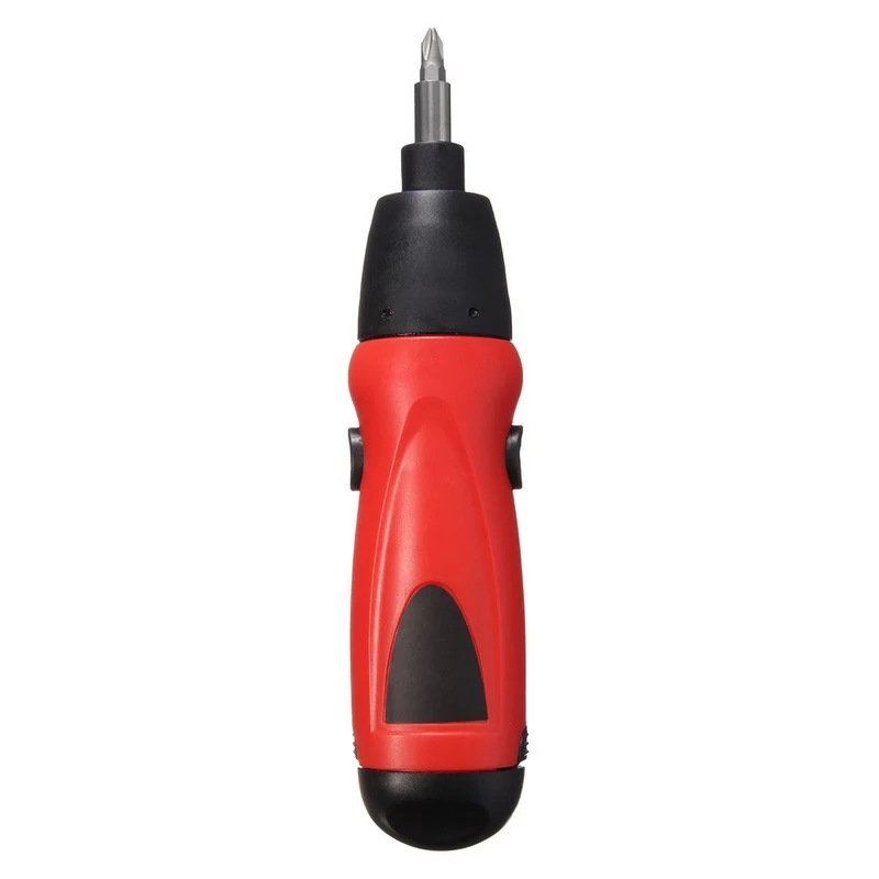 6V Electric Battery Powered Cordless Screwdriver Drill Bit Tool with 11 Screws