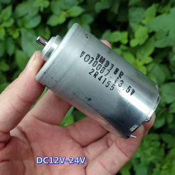 

775 Model DC12V-24V Micro Motor 0.6A 6700 RPM High Torque Front Ball Bearing Electric Machine Dia 42mm Miniature Motors