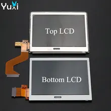 YuXi Brand New Top Upper Bottom Lower LCD Display Screen Replacement for Nintendo DS Lite For DSL For NDSL hothink usb charging charger cable for nintendo ds lite ndsl