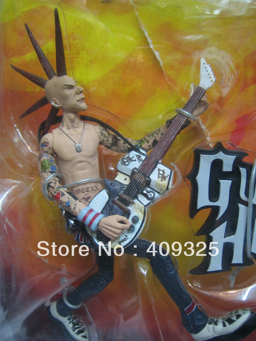 Hot New Guitar Hero God of Rock Johnny Napalm action & toy figures 4