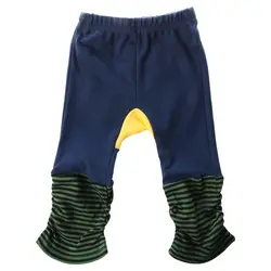 Детские леггинсы темно-синего цвета с рисунком медведя; теплые штаны для малышей; штаны из полипропилена (для детей ростом 80 см)