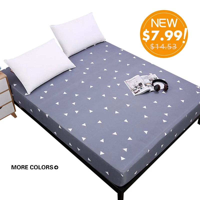 

Forcheer Fitted Sheet Mattress Covers Queen Single Bed Sheets Set Washable Floral Pattern King Size 200*200