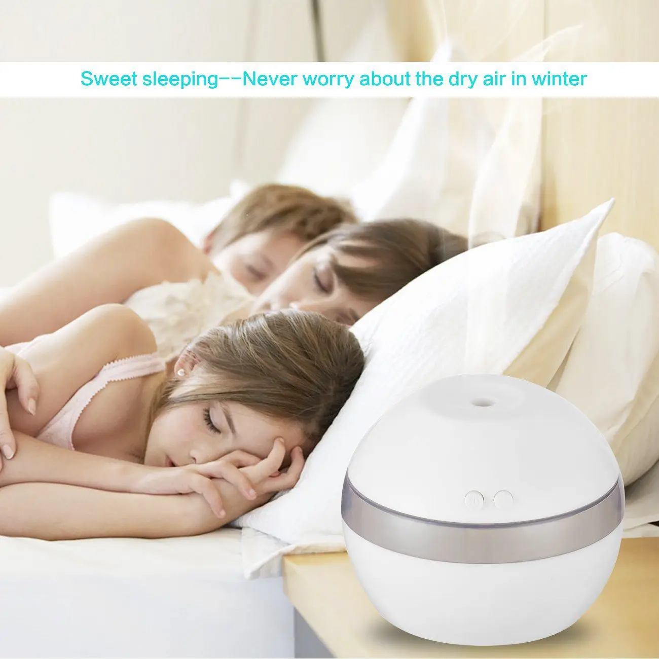 

High Quality Mini Bedroom Humidifier,Ultrasonic Cool Mist Desk Diffuser,Portable USB Humidifier for Travel Home Office