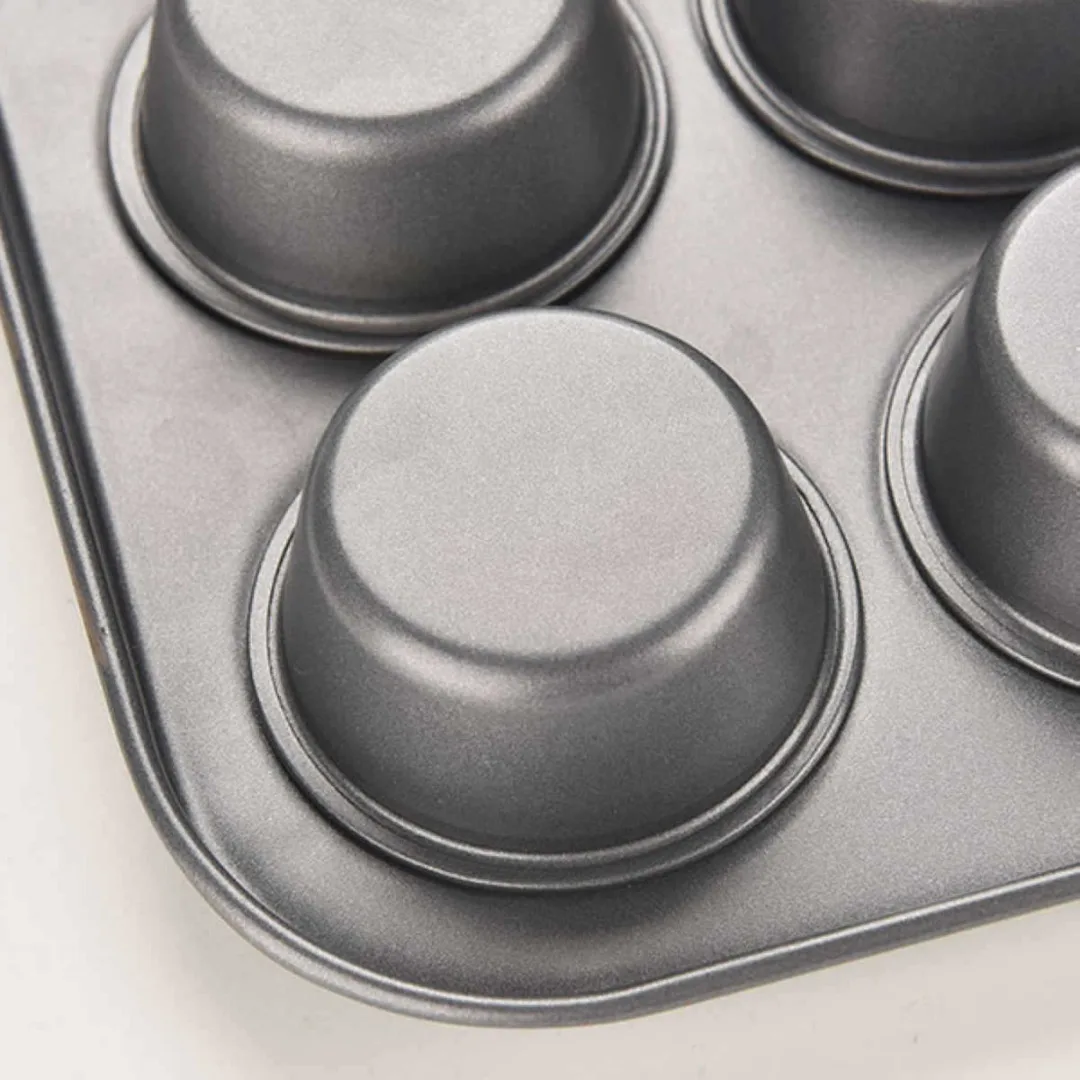 Nonstick Metal 12 Cups Muffin Cupcake Cake Bakeware Pan Tray Tin Mould Mold