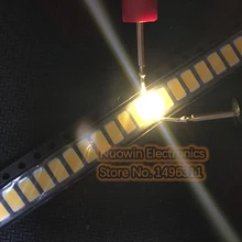 100 шт 5630/5730-CW/WW 0.5W-150Ma 50-55lm 6500K белый светильник SMD 5730 5630 Светодиодный 5730 Диоды(3,2~ 3,4 в