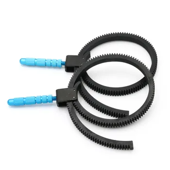 

2pcs Adjustable Manual Flexible Gear Ring Belt for DSLR Camera Rubber Follow Focus Zoom Lens fotografia acessorio