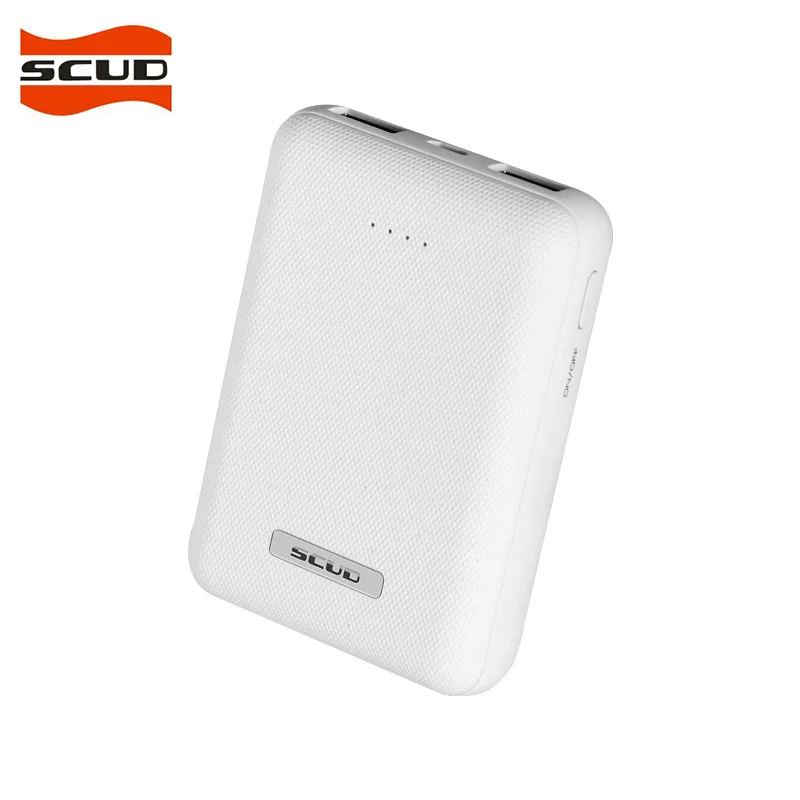 SCUD внешний аккумулятор 10000 мАч SPK Q10 двойной USB 5V 2A литий полимерный Powerbank для HUAWEI