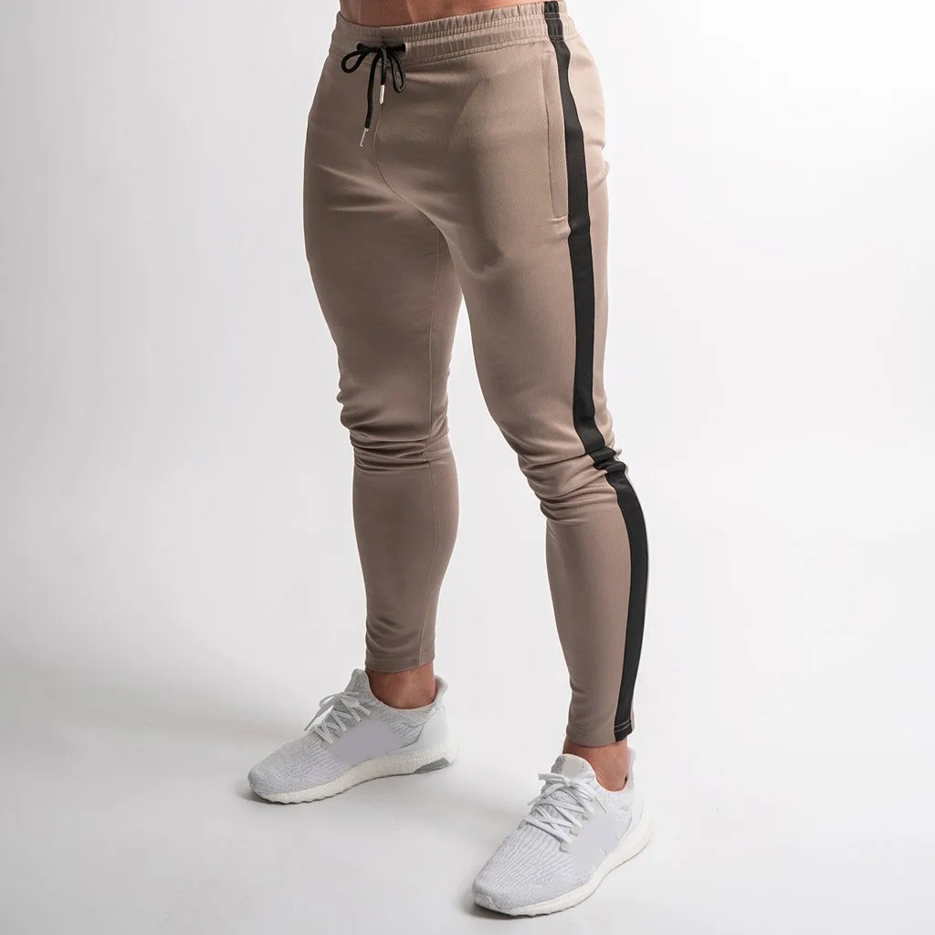FeiTong Trousers Men Skinny Sweatpants 2019 New Leisure Tight Trousers ...