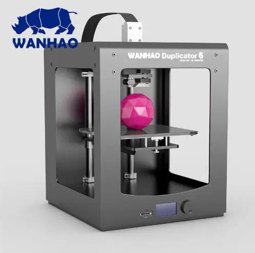 Special Price 2019! WANHAO New 3D printer D6 PLUS (Duplicator 6) home use industrial with high accuracy | High precision fast printing speed