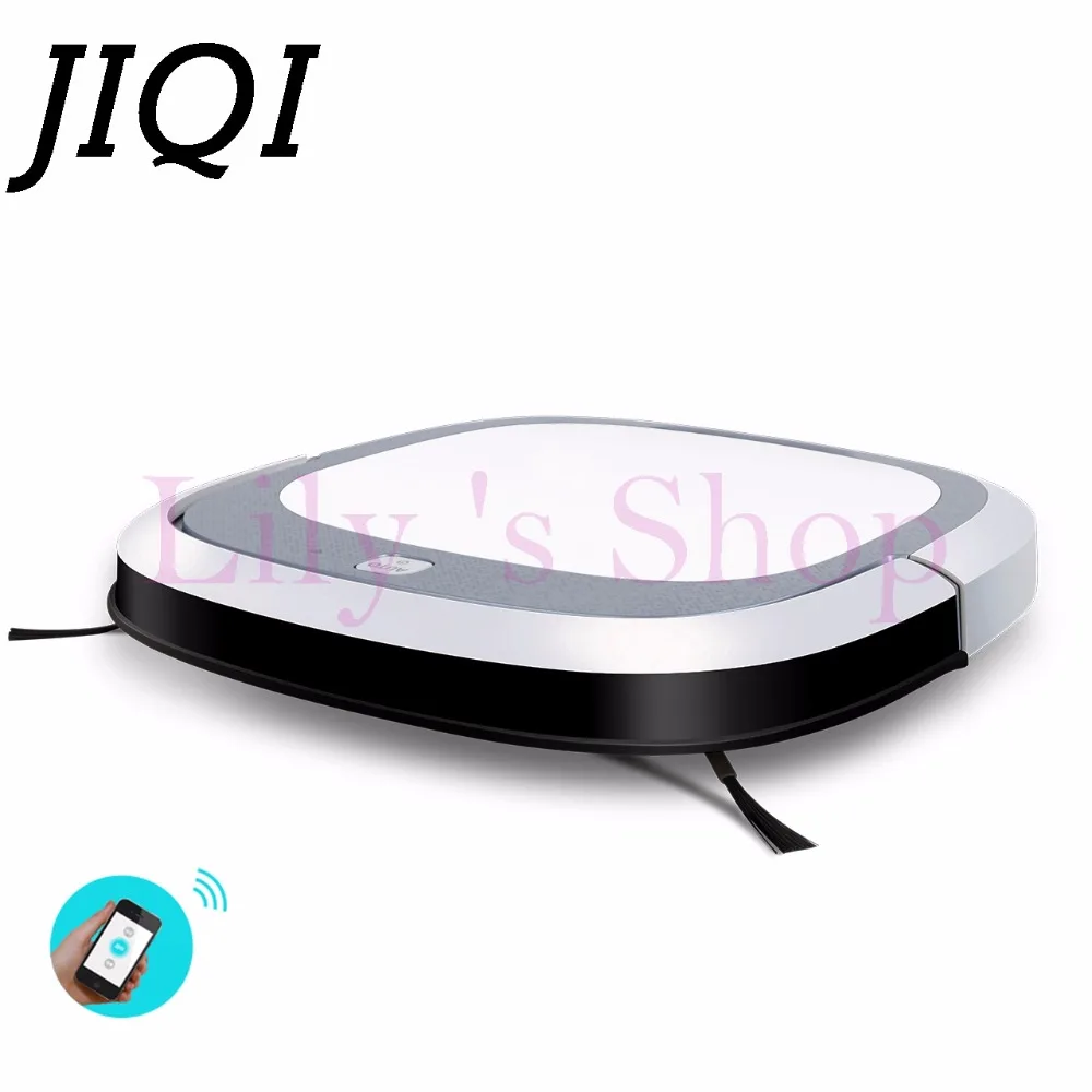 JIQI Intelligent Robot Vacuum Cleaner Slim HEPA Filter Cliff Sensor Remote control Self-Charge wet mopping sweeper Dust catcher JIQI Intelligent Robot Vacuum Cleaner Slim HEPA Filter Cliff Sensor Remote control Self-Charge wet mopping sweeper Dust catcher