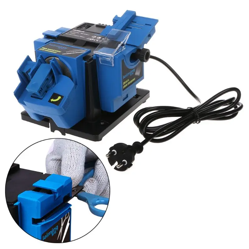 

Multifunction Electric Knife Sharpener Drill Sharpening Machine Scissor Power Grinding Tools EU Plug Professional