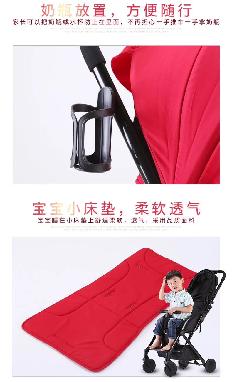 European twins baby stroller ultra light portable can sit reclining folding dragon and phoenix baby stroller baby stroller