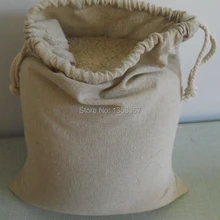 100 шт/лот) высокое качество джут/Лен шнурок мешок ювелирных изделий для аксессуаров/риса, размер быть настроен, много цветов