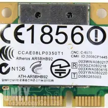 SSEA для Atheros AR5BHB92 AR9280 двухдиапазонный 2,4G/5 ГГц 802.11a/b/g/n 300Mbp Беспроводной Wi-Fi Половина мини pci-e карты