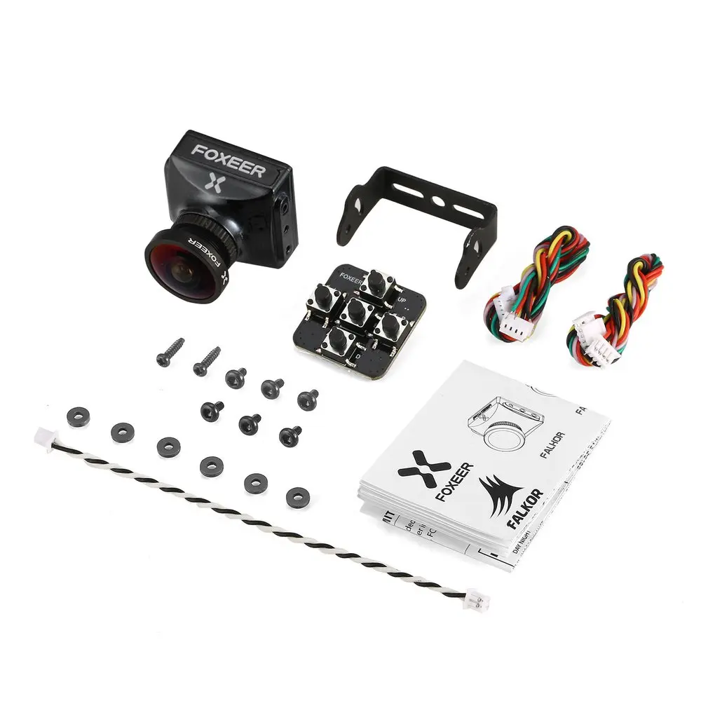 

Foxeer Falkor FPV Camera 1200TVL 1/3 CMOS 4:3 / 16:9 PAL / NTSC Switchable G-WDR OSD For RC Racing Drone Black Blue Red Silver