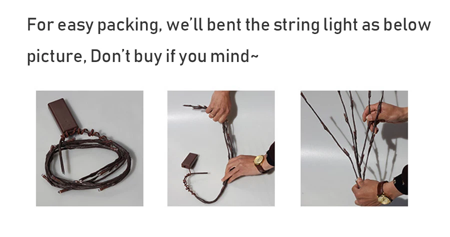 77cm tail 20LEDs  LED Branches Light Battery Powered Decorative Lights (1)