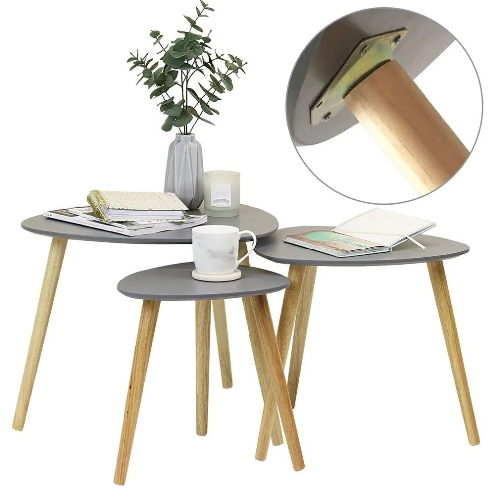 Newest Kitchen Dining Table White Round Coffee Table Modern Leisure Wooden Tea Table Office Pedestal Desk 3 Piece Set Newest Kitchen Dining Table White Round Coffee Table Modern Leisure Wooden Tea Table Office Pedestal Desk 3 Piece Set