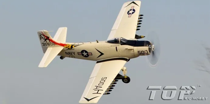 a1 skyraider rc plane