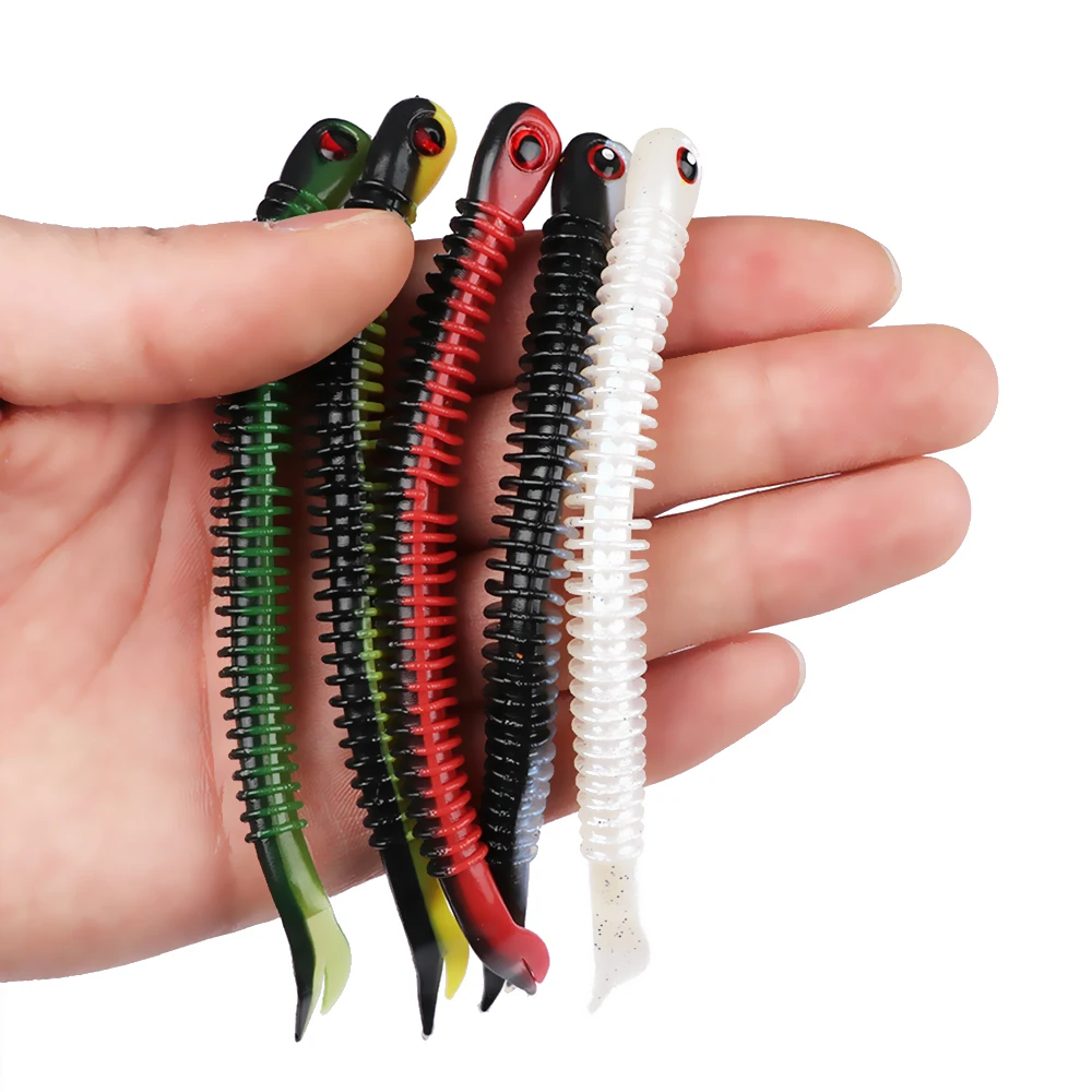 1Pcs Artificial Soft Worm 13cm/5g Paddle Tail Lure wobbler fishing lure