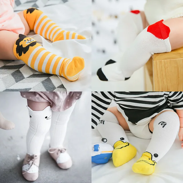 Ins Soft Cotton Girls Boys Sock Cartoon Animals Sock Fox Cat Lion