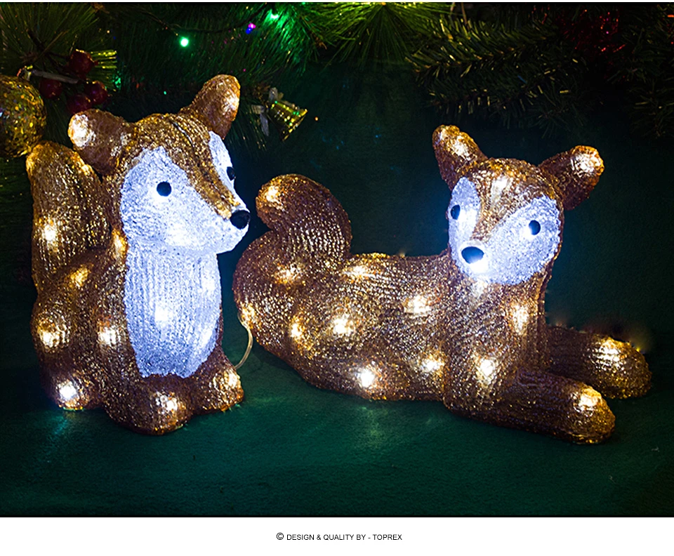 Cute Squirrel Decoration Lighting 29cm Tall Christmas Ornaments Lighting 29cm Tall Christmas Ornaments