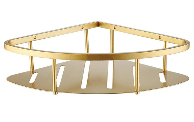 Free Shipping Stainless Steel Pvd Ti Golden Bathroom Shelf Bracket Free Shipping Stainless Steel Pvd Ti Golden Bathroom Shelf Bracket Shelves Basket Shower Corner Storage