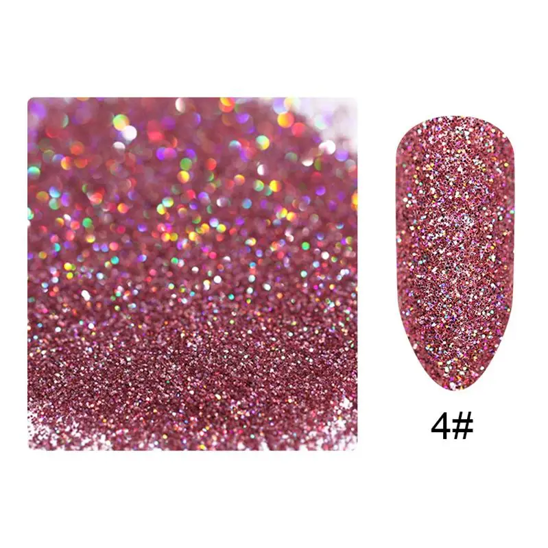 Цветной хамелеон лак для ногтей Порошковая голографическая Хромовая пигмент пыль дизайн ногтей DIY красота украшения для УФ-гель для ногтей - Цвет: 10g bag-04