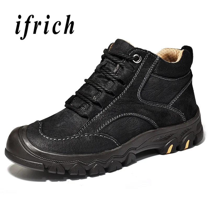 

Winter With Fur Fashion Shoes For Mens Genuine Leather Men Youth Casual Shoes Rubber Sole Sneakers Men Brand Lace Up Male Shoes