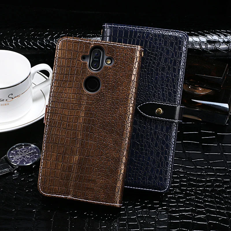 

Itgoogo For Nokia 8 Sirocco Case Cover Luxury Leather Flip Case For Nokia 8 Sirocco Protective Phone Case Back Cover