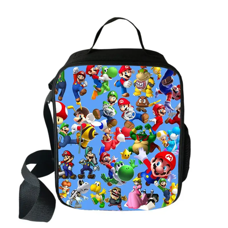 Аниме Mario Bros Sonic Cooler Lunch Bag мультяшная портативная термо сумка для пикника