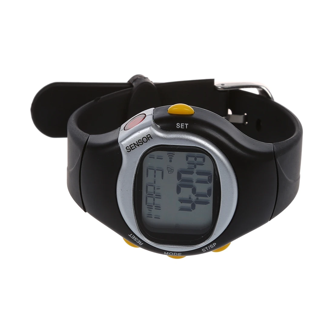 Спортивный монитор частоты сердечных сокращений счетчик калорий Фитнес наручные часы черный