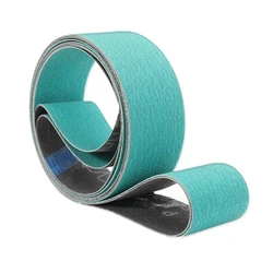 New 4pcs 2100*50mm 577F Zirconia Abrasive Sanding Belt 40#60# 80#120# on Metal belt  for Stainless steel Knife Sharpener Tool