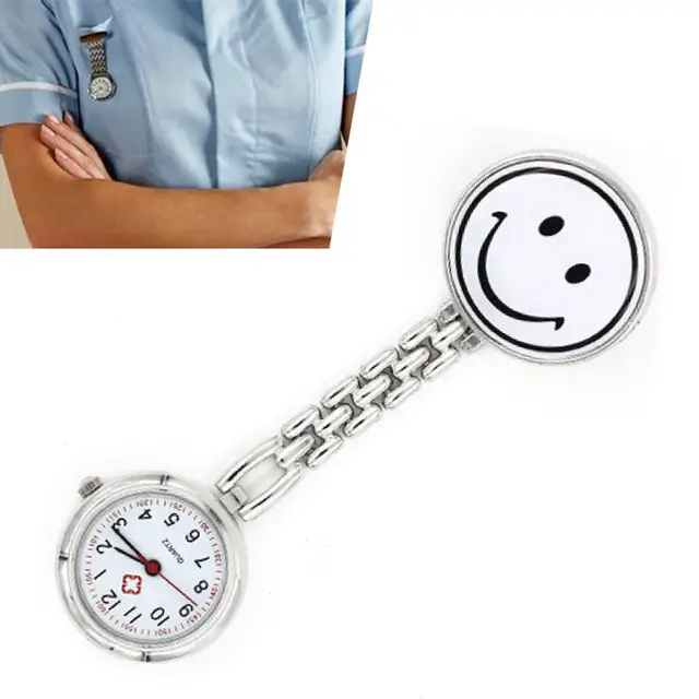 Infermiera Medico Paramedico Colori Smiley Viso Spilla Fob Clip Orologio Timer R Infermiera Medico Paramedico Colori Smiley Viso Spilla Fob Clip Orologio Timer R