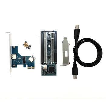 

PCI-e 1x 4x 8x 16x to Dual PCI slots adapter pci express converter external pci slot card