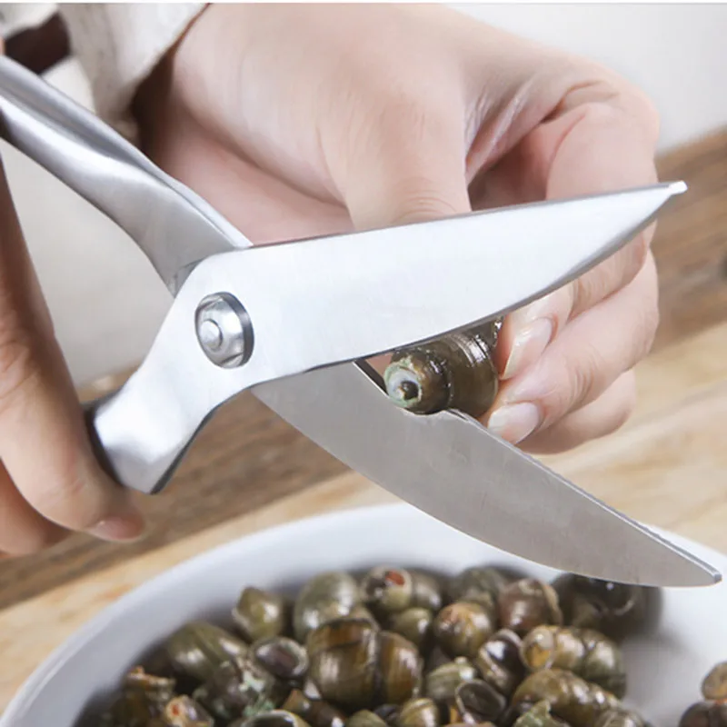Scissors Kitchen Accessories Multifunctional Stainless Steel Scissor For Chicken Bone Fish Shears Tool Bottle Opener | Дом и сад