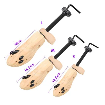 

1 Piece Shoe Stretcher Wooden Shoes Tree Shaper Rack Wood Adjustable Flats Pumps Boots Expander Trees Size S/M/L Man Women