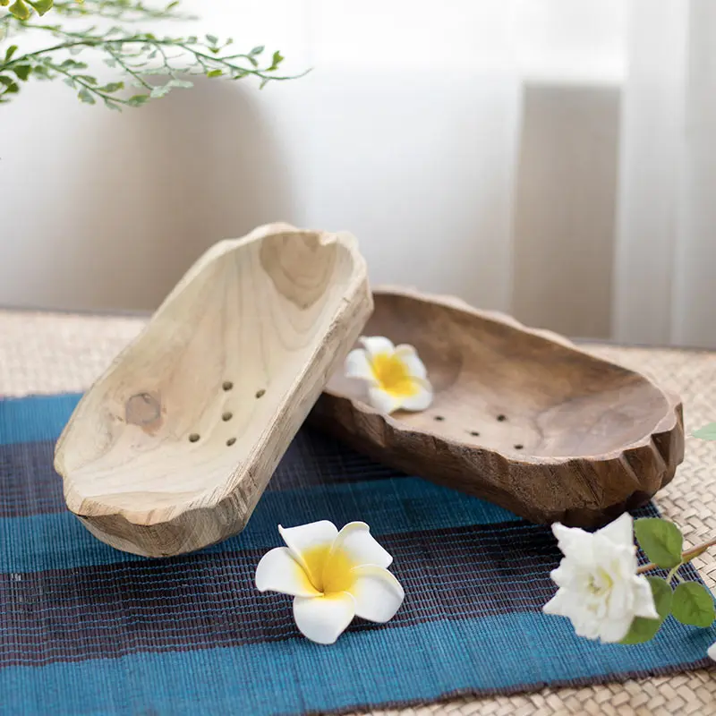 Японский стиль, креативная Минималистичная деревянная мыльница ручной работы с эфирным маслом, сливная коробка из цельного дерева, мыльница для туалетного мыла, мыльница