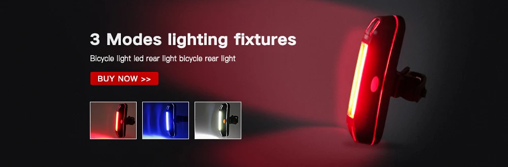 Cheap Zacro Bicycle Rear Light Cob Bicycle Led Light Rechargeable USB Safety Taillight Cycling Waterproof Mtb Tail Light Back Lamp 0