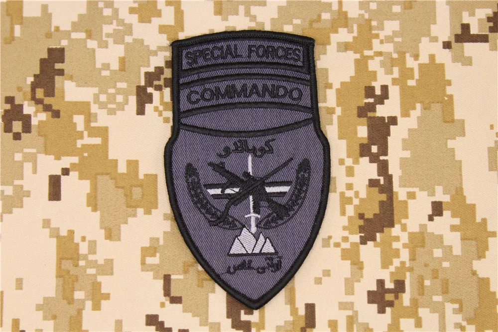 

Reproduction Afghan National Army Special Forces Commando patch with Arab script FOR US ARMY Military Tactical Morale patch badg