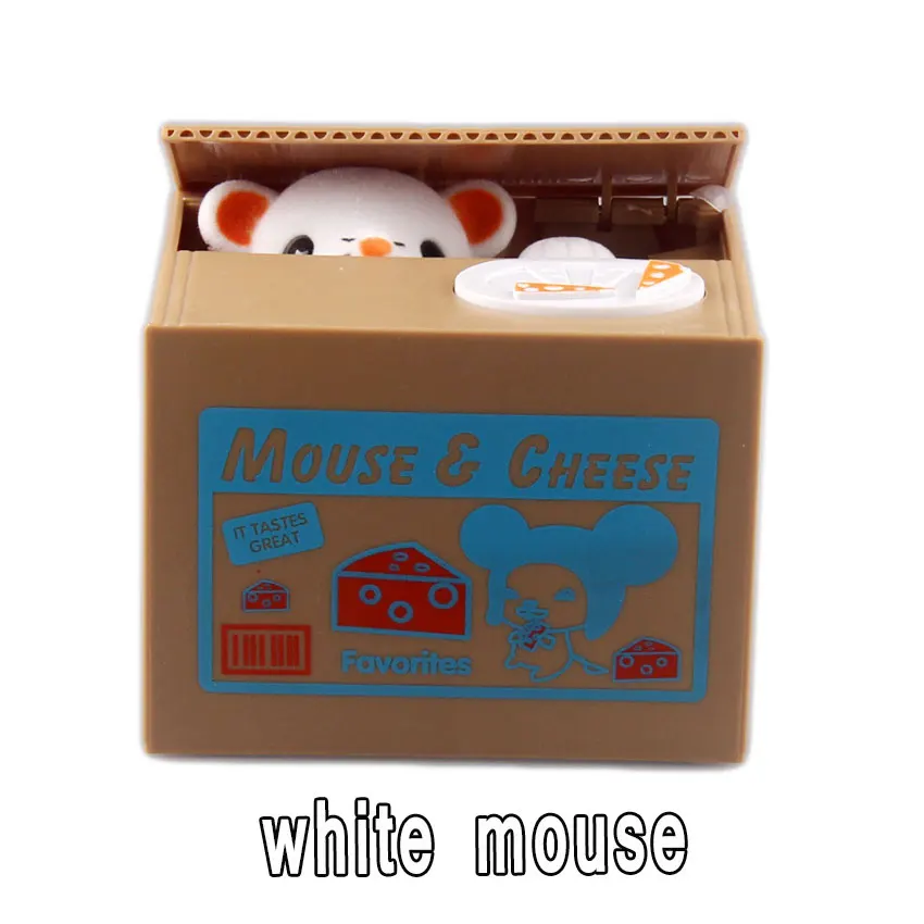 Копилка кошка автоматический Электрический палантин копилка экономия денег коробка подарки для детей - Цвет: mouse