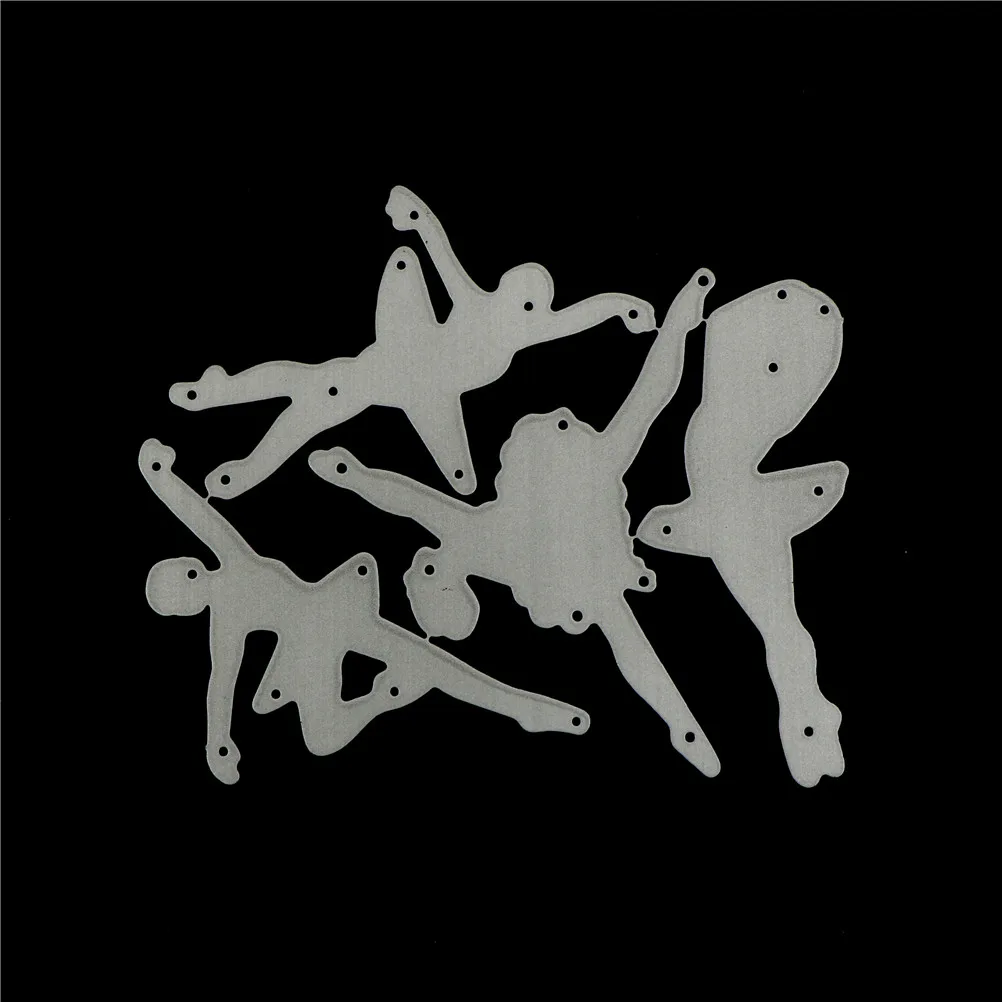  3 Styles Circles Ballerina Butterfly Series Cutting Dies Set For Diy Card Stencil Scrapbooking Invi - 32870714852