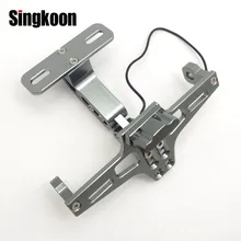 CNC мотоциклетные держатель номерного знака Рамка Кронштейн светодиодный свет для kawasaki z1000sx ktm duke 390 Триумф скорость тройной 1050