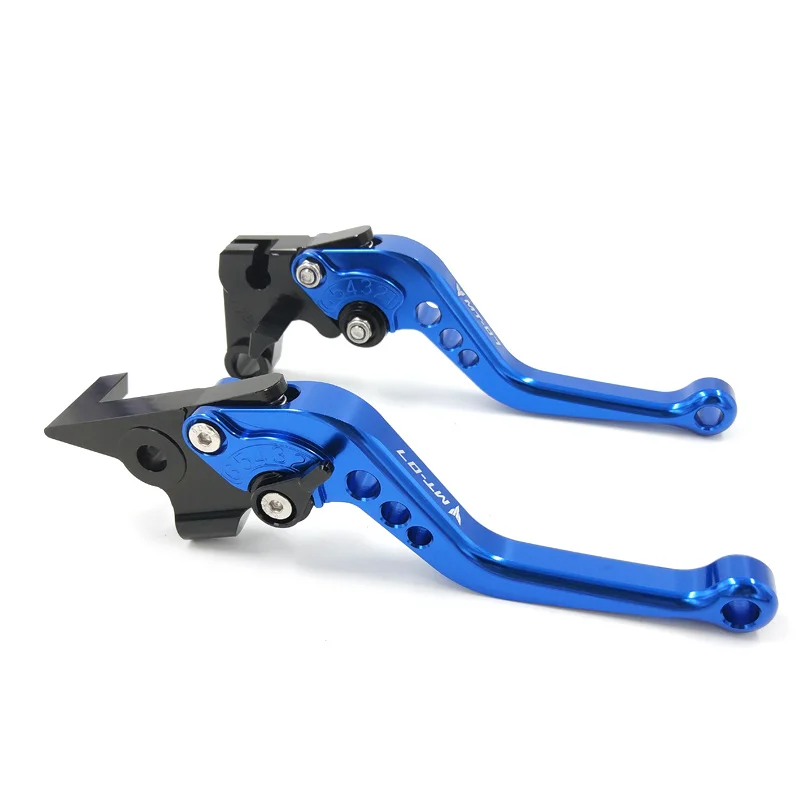 MT-07 MT07 MT 07 Motorcycle New CNC Short Brake Clutch Levers For Yamaha MT-07 MT07 MT 07 2014 2015 2016 2017 Levers with logo (8)